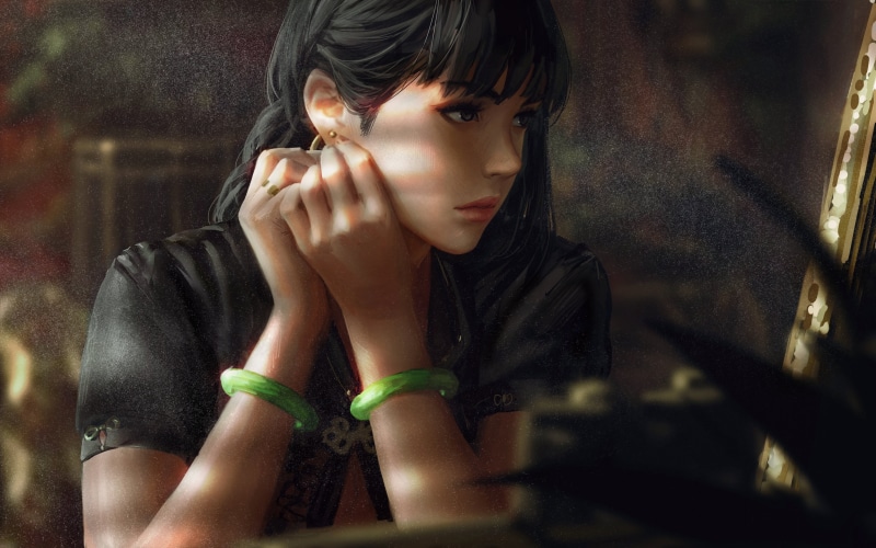 GUWEIZ笔下的飒爽少女壁纸合集