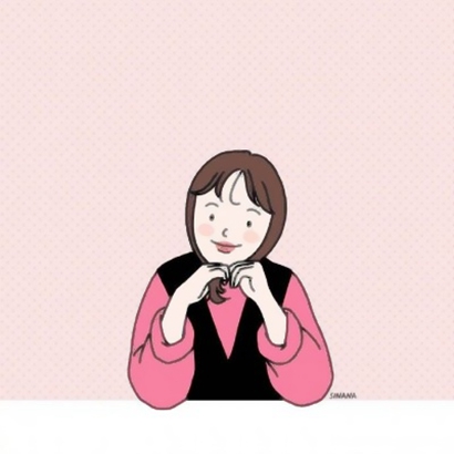 9张高清个性手绘女生卡通头像合集