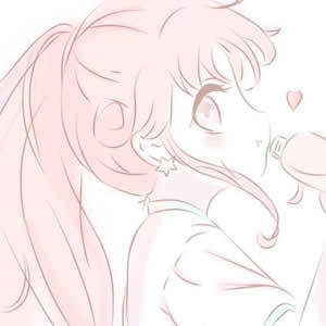 12张软乎乎的粉色系二次元少女头像 戳中少女心的可爱款
