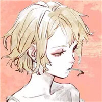 23张复古风二次元抽烟女生头像 氛围感拉满