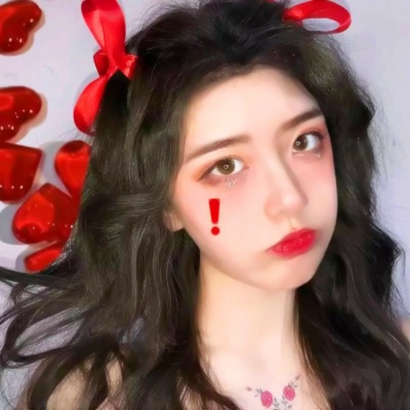 16张带表情的可爱女生头像合集