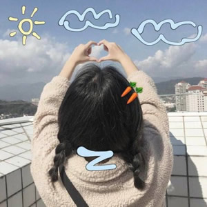 微信女生时尚头像合集：14张青春又拉风的时尚女生头像