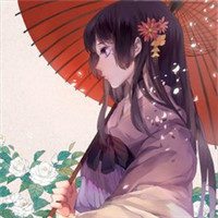 18张好看的穿和服二次元女生头像 动漫头像合集