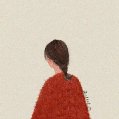 女生动漫背影QQ头像来啦！13张高清手绘唯美款任你挑