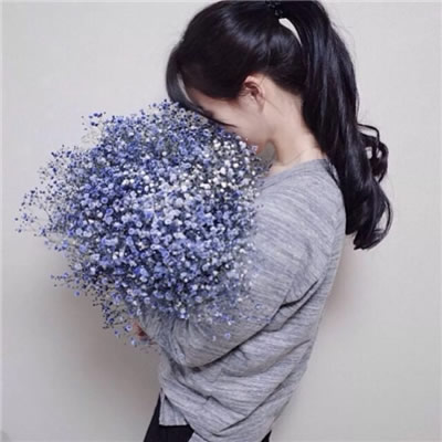 女生手捧满天星的高清唯美头像合集 12张氛围感拉满