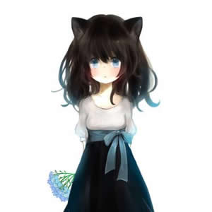 软萌猫耳少女动漫头像 20张高清可爱萌图合集