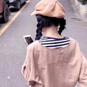 微信背影女头像 16张高清可爱马尾女孩背影图合集