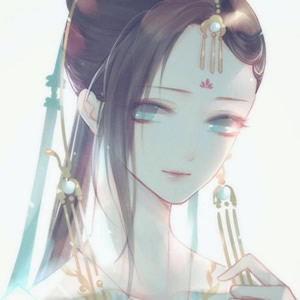 古风动漫女生团头（共6张）