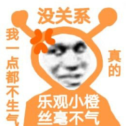 主打一个心态超好！乐观小橙表情包来了，作者猪曼