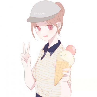 18张高清简约款！文艺动漫风女生头像合集