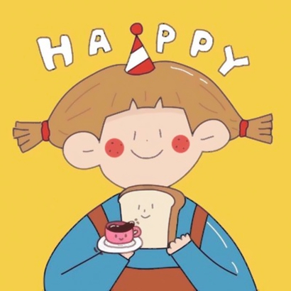 超萌可爱卡通女生头像 8张高清微信头像图