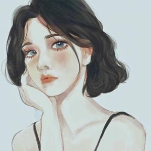 16张森系小清新女生手绘头像合集