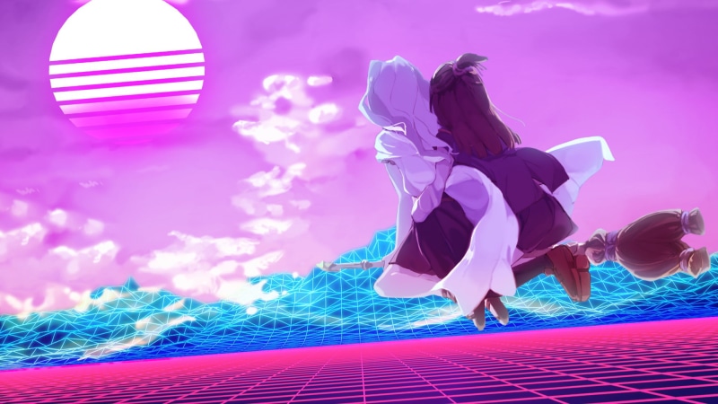 这张壁纸的女主竟是小魔女学园白长发美少女？1080P高清氛围感拉满