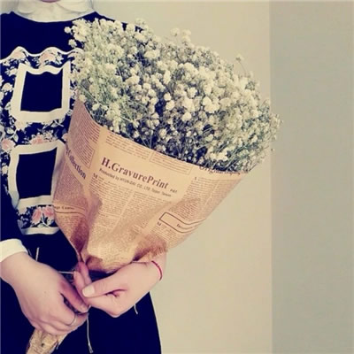 女生手捧满天星的高清唯美头像合集 12张氛围感拉满