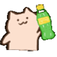 猫咪摇饮料GIF表情包