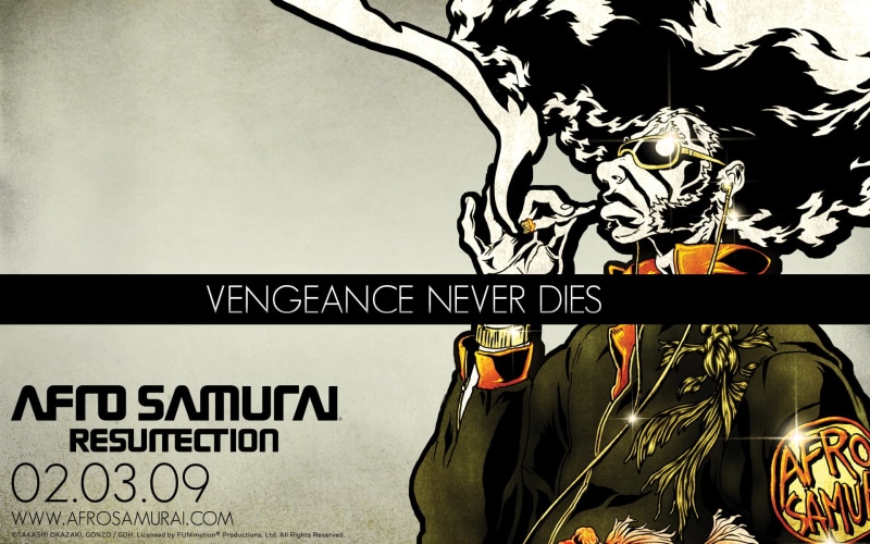 爆炸头武士动漫游戏海报合集