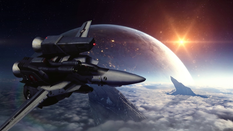 超帅！超时空要塞战机高清壁纸合集