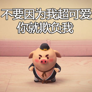 猪小屁可爱表情包来啦，快存起来用！