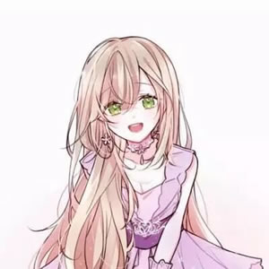 18张高清可爱长发女生漫画头像 唯美氛围感拉满