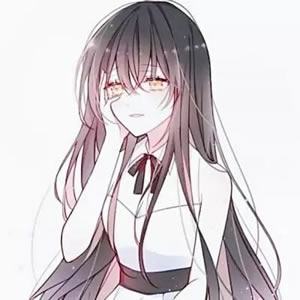 18张高清可爱长发女生漫画头像 唯美氛围感拉满