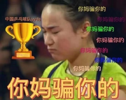 孙颖莎击败伊藤美诚相关表情包合集