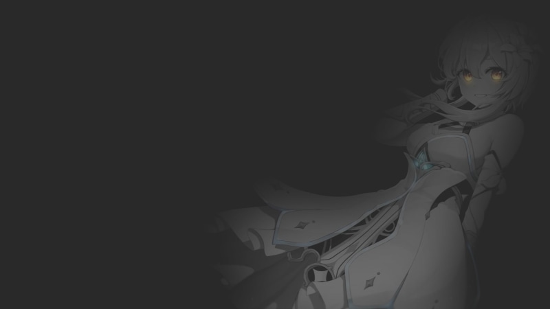 原神同人壁纸合集 黑白简约风游戏原画