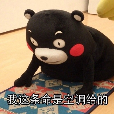 熊本熊热到昏古七！这套夏日表情包太懂打工人了