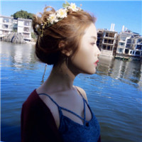 戴花环的清新女生唯美头像合集 共17张