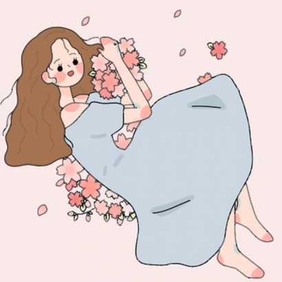 女生专属微信漫画头像！8张简约文艺的高清头像图来了