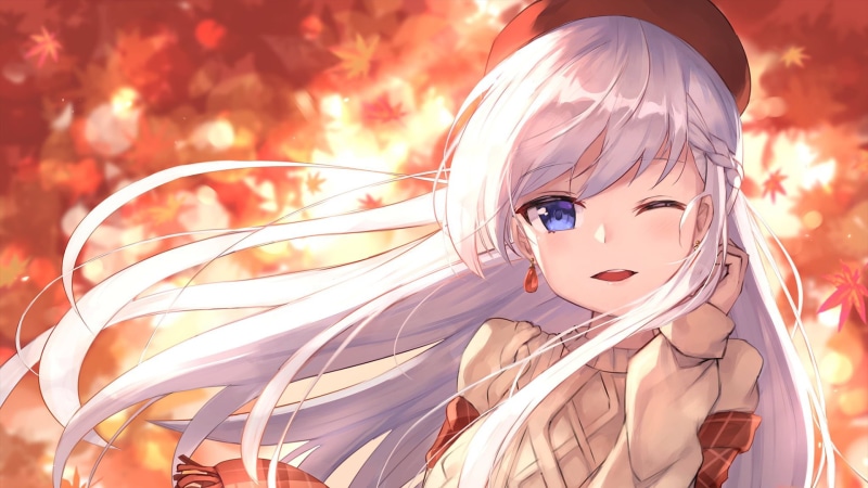 银发碧蓝航线高清壁纸 1080P蓝眼长发贝尔法斯特