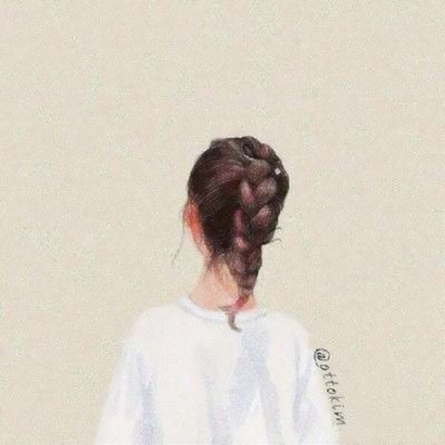 女生动漫背影QQ头像来啦！13张高清手绘唯美款任你挑