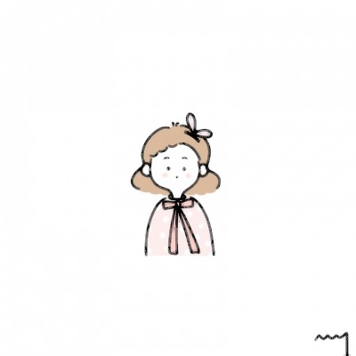 15张高清可爱女生手绘简笔画头像 适合当微信头像