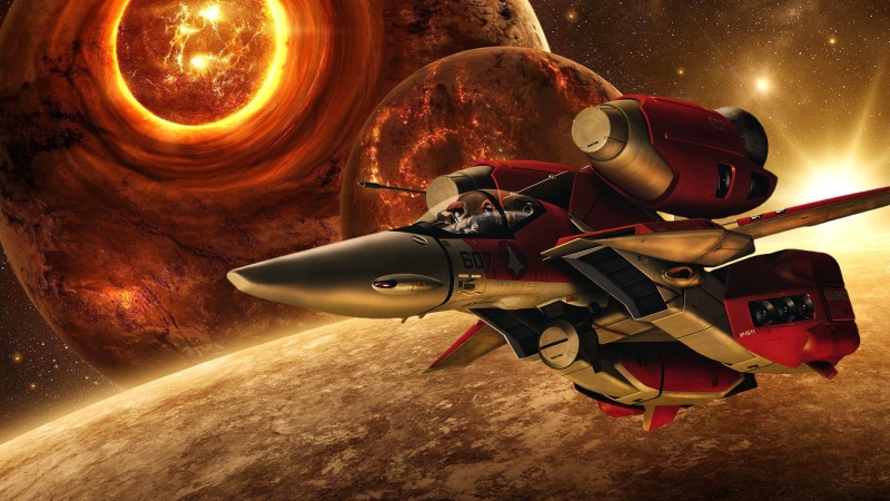 超帅超经典！太空堡垒VF战机高清壁纸合集