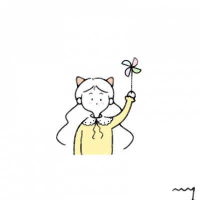 15张高清可爱女生手绘简笔画头像 适合当微信头像