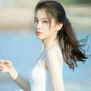 16张高清蓝色系小清新女生QQ头像合集