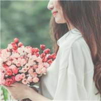 21张唯美拿花女生头像合集 鲜花女孩头像素材大全