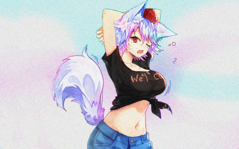 这组狼耳少女壁纸太绝了