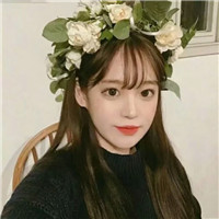 戴花环的清新女生唯美头像合集 共17张