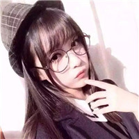 戴眼镜可爱呆萌女生头像合集 共18张