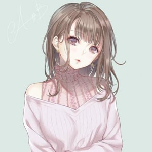 16张森系小清新女生手绘头像合集