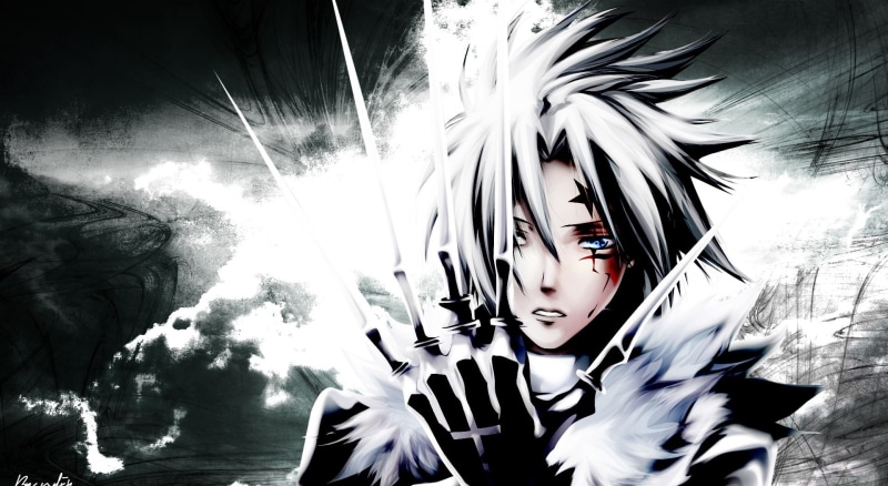 动漫壁纸合集：驱魔少年、青之驱魔师同人艺术作品