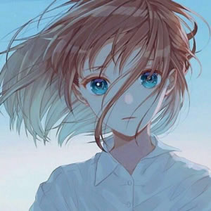 16张高清动漫女生小清新头像 适合当QQ头像的唯美风格图