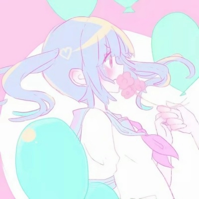 26组粉色系卡通闺蜜头像 一对两张高清图合集