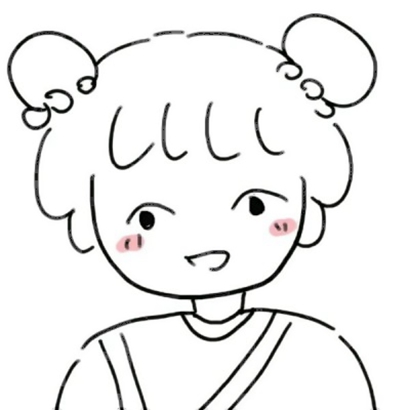 16张高清可爱小女孩简笔画头像 女生头像素材合集