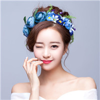 戴花环的清新女生唯美头像合集 共17张