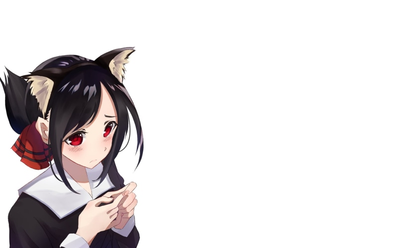 四宫辉夜兽耳造型壁纸！《辉夜大小姐想让我告白》高清同人图