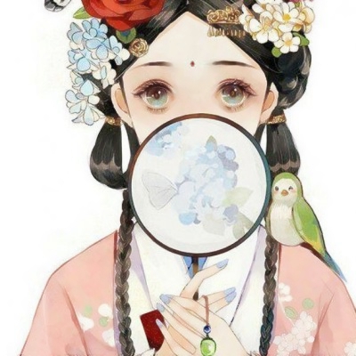 17张高清冷淡风动漫女生古风头像 氛围感拉满