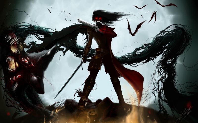 《地狱之歌》角色同人壁纸合集 氛围感拉满