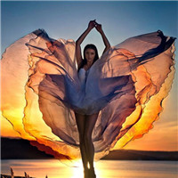 24张氛围感拉满的女生夕阳头像 每张都超有意境