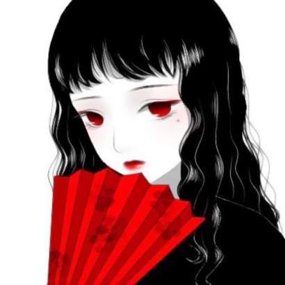 17张高清黑暗系病娇动漫女头 暗黑萝莉风格头像合集